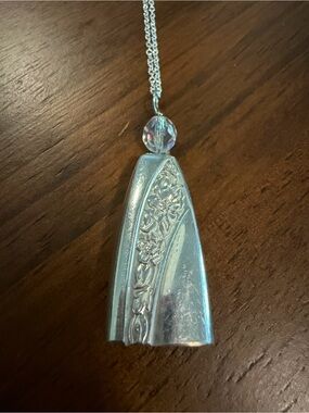 Fairy Bell Silverware Necklace